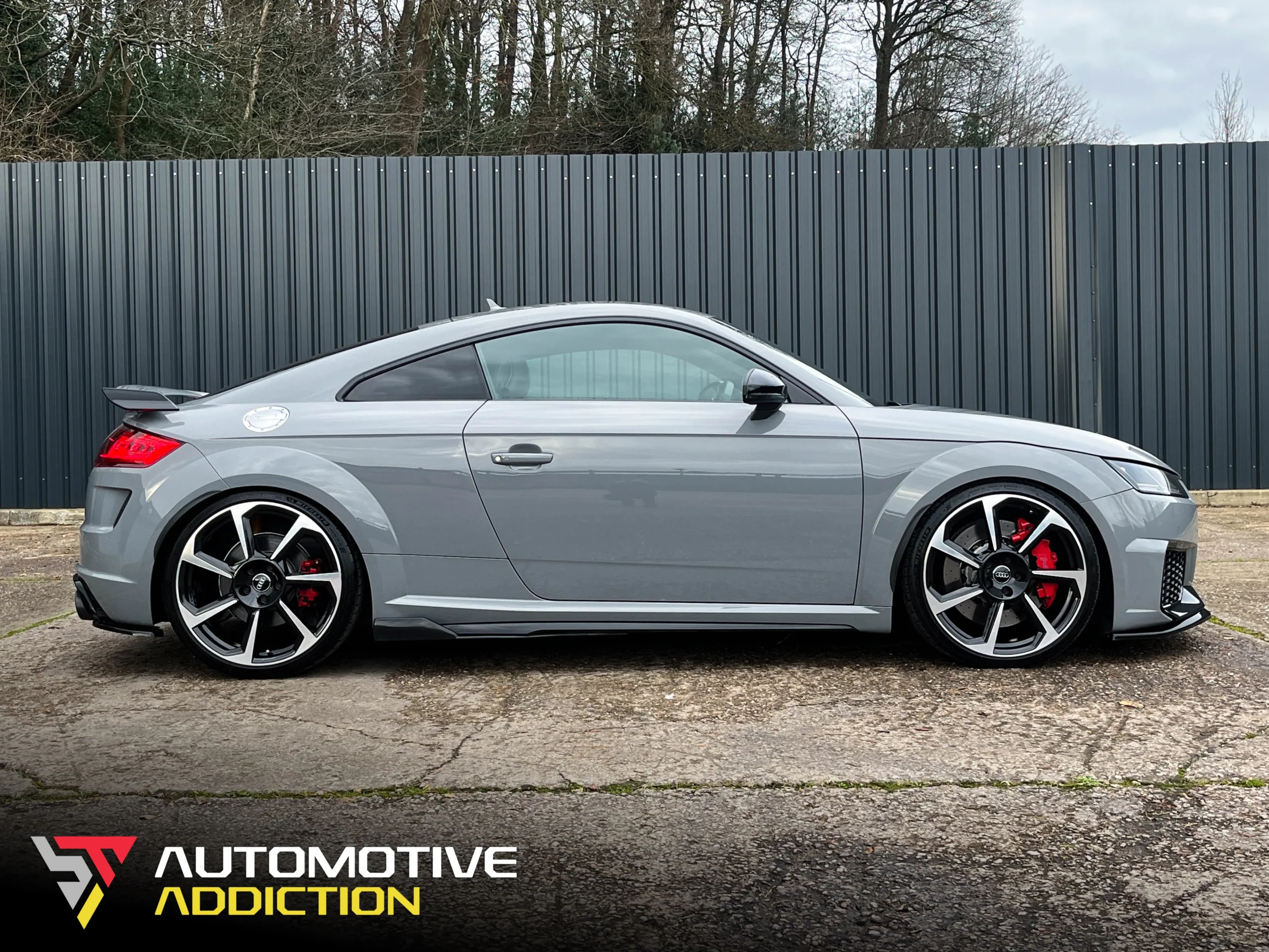 audi ttrs grey