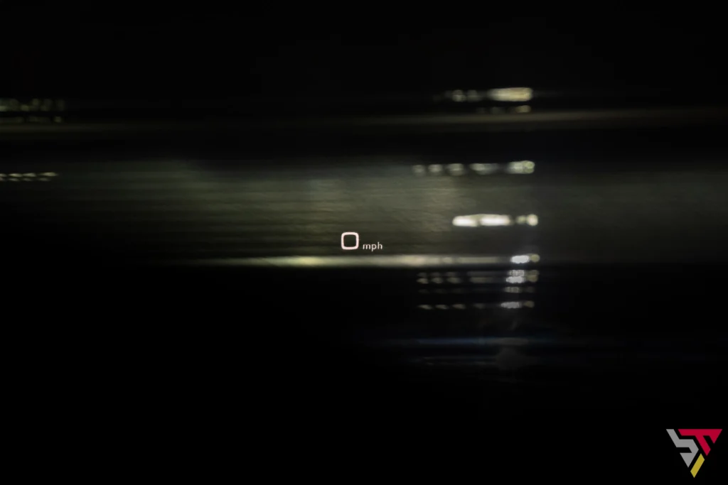 audi rs heads up display