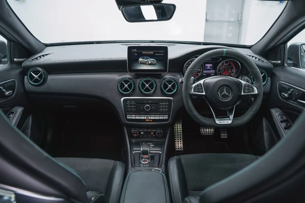 Mercedes A45 AMG Petronas Edition interior