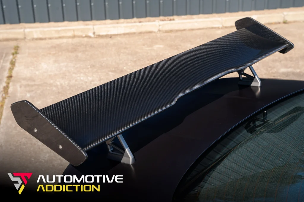 bmw m4 gts Carbon Fibre Adjustable Rear spoiler