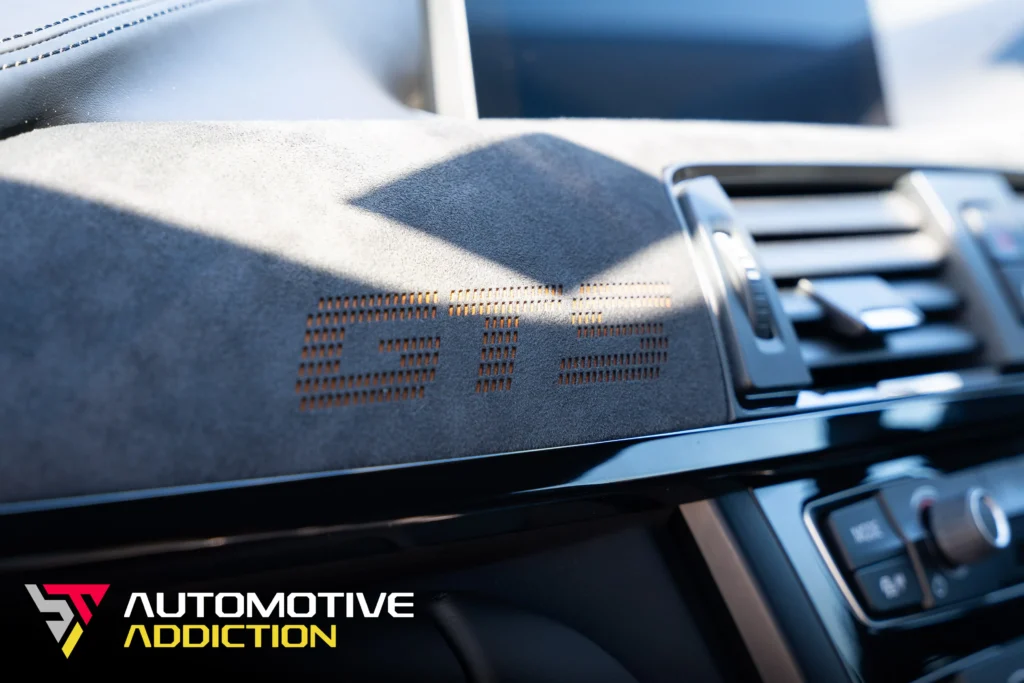 bmw m4 gts interior stitching