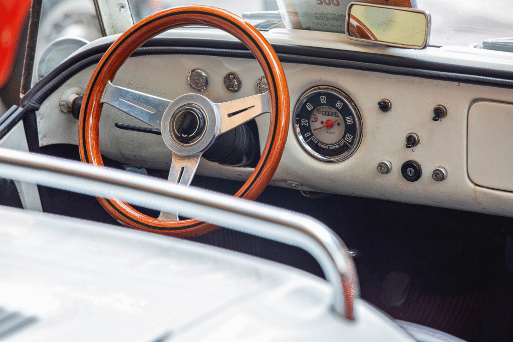 classic car tailpipe emissions