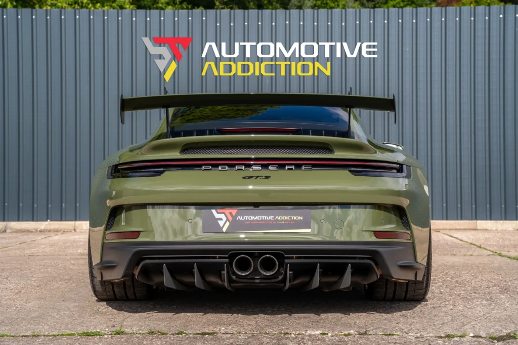 porsche pts nato olive green paint, 4.0-litre flat-six