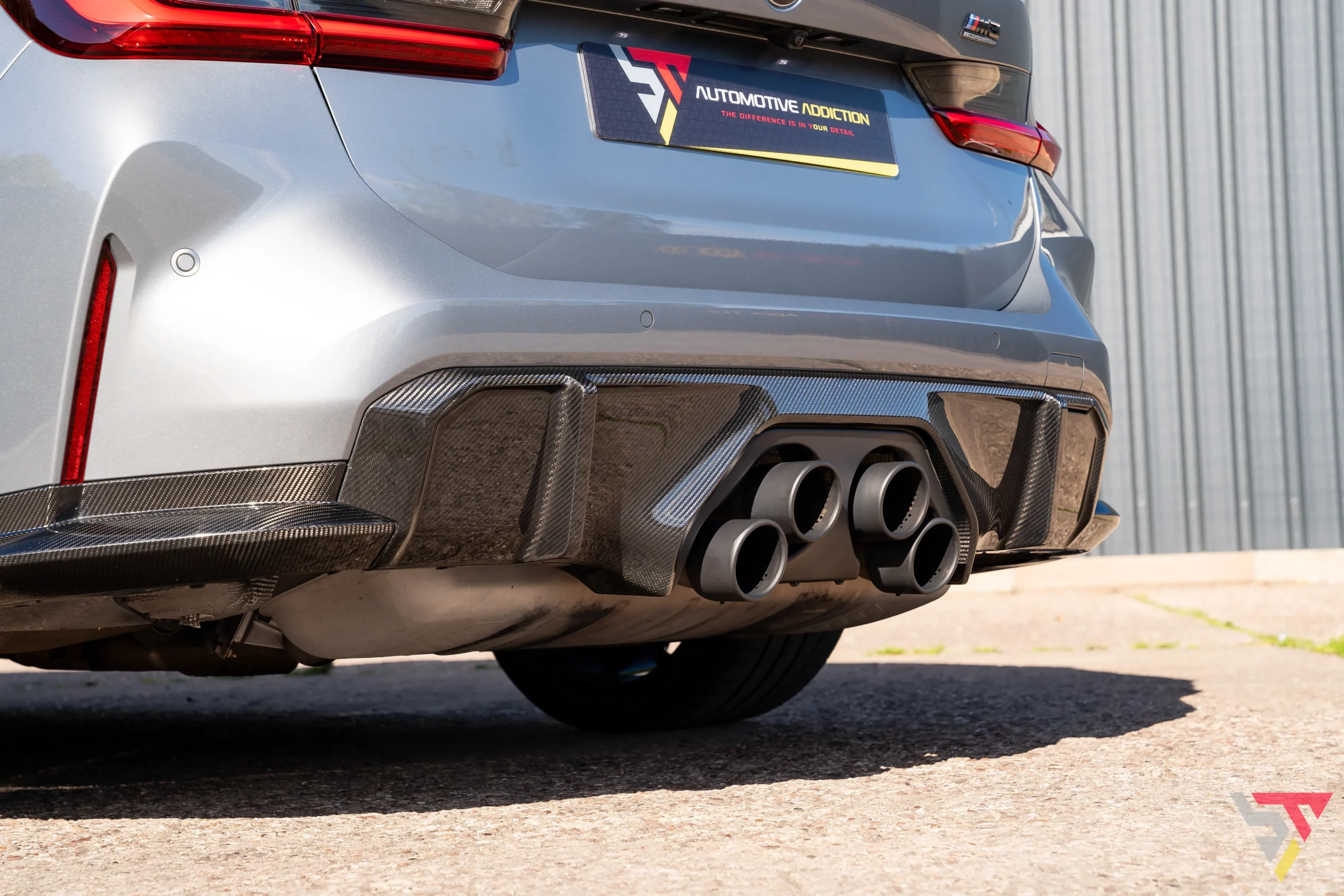 bmw m3 touring quad exhaust system