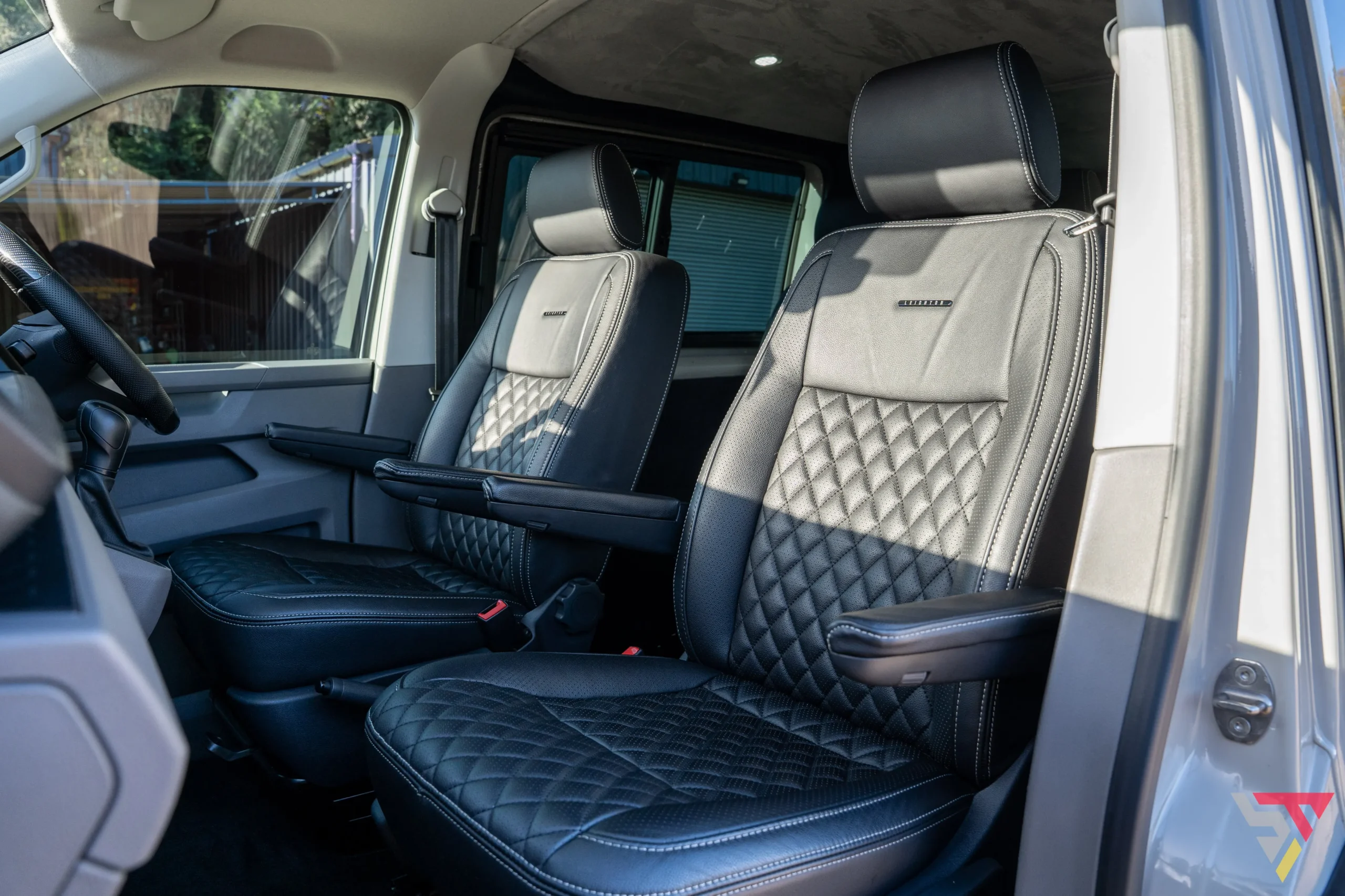 Leighton Vans Diamond Leather Seats