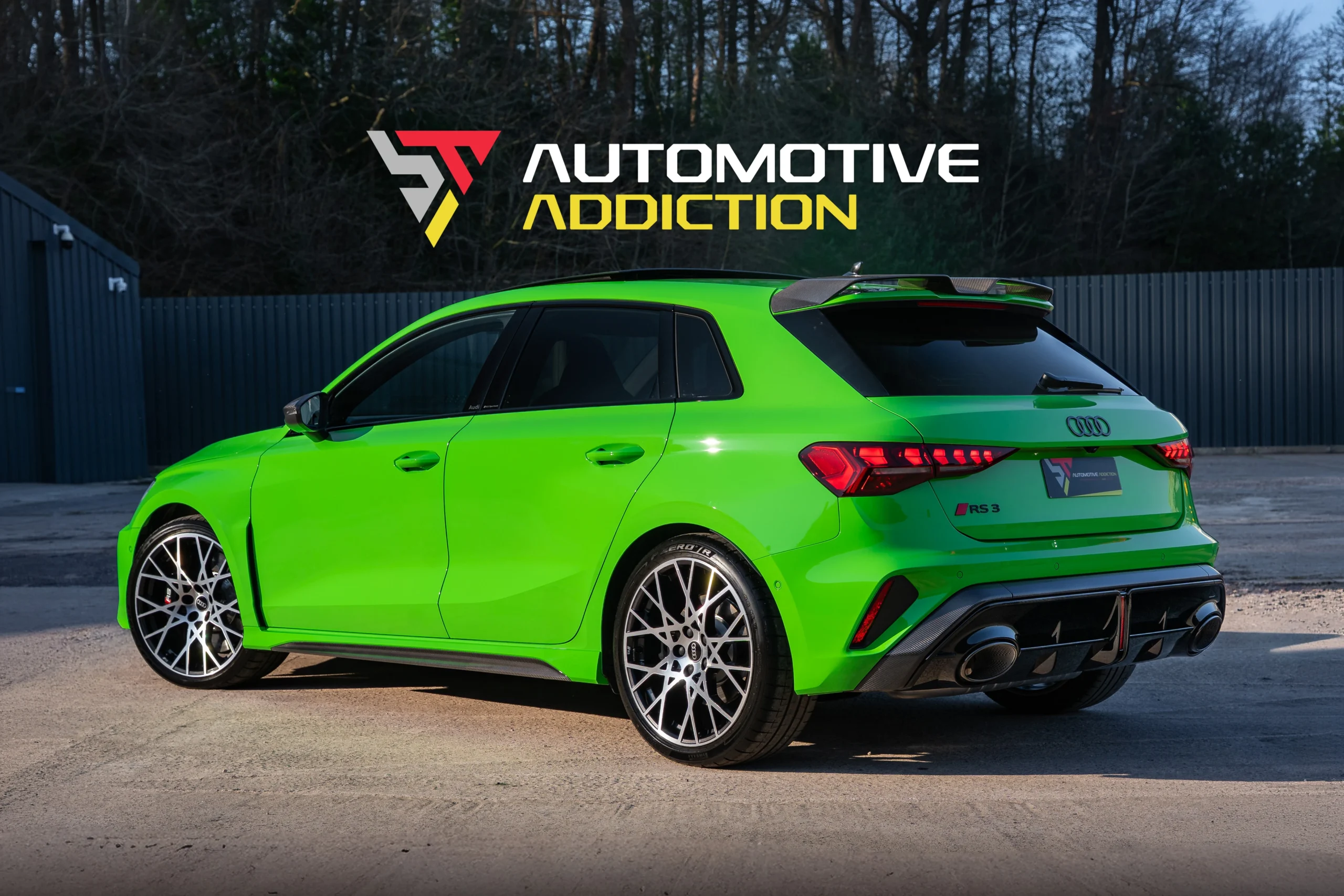 Audi RS3 8.5Y Carbon Vorsprung Sportback Kyalami Green Rear