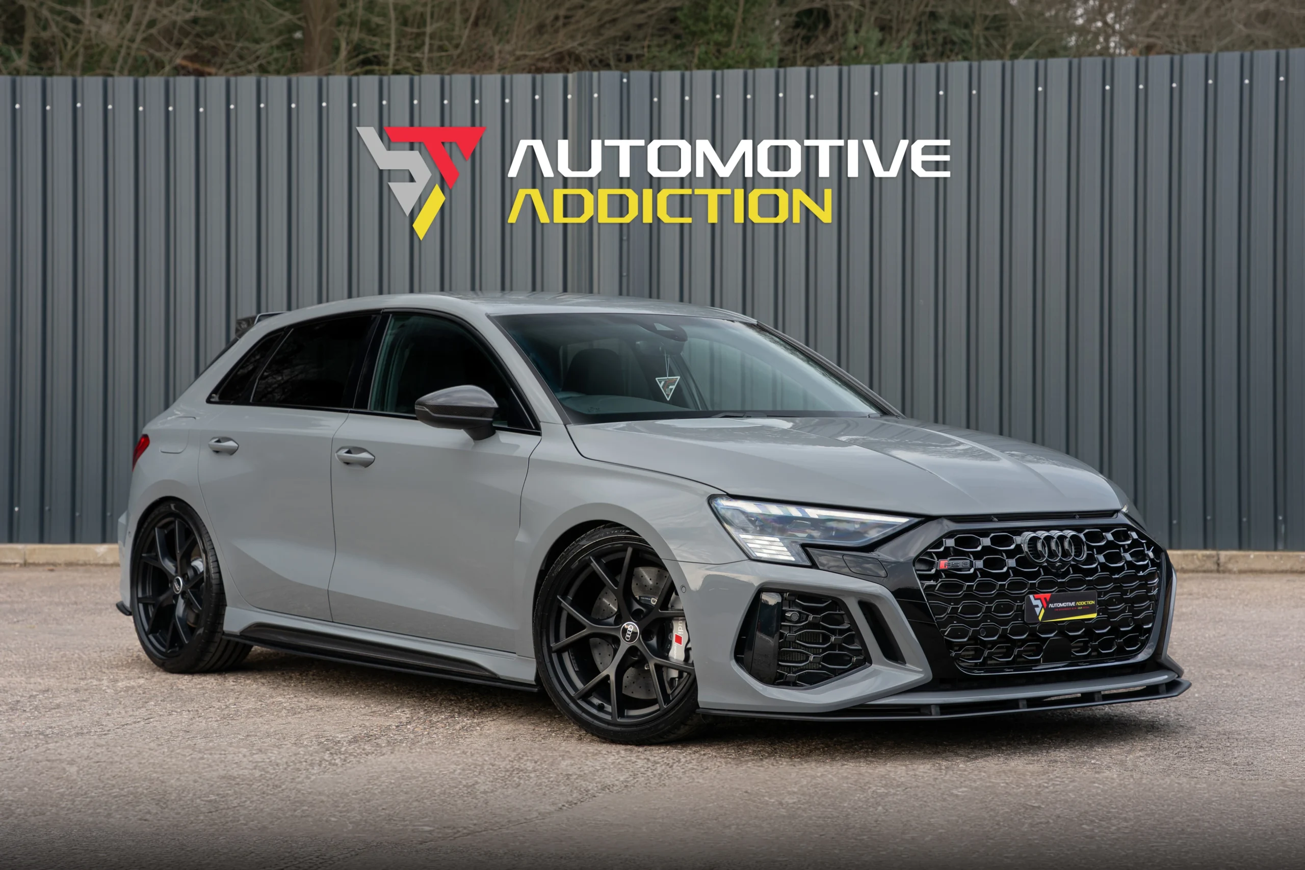 Audi RS3 8Y Sportback in Audi Exclusive Nardo Grey with RS Dynamic Pack Car