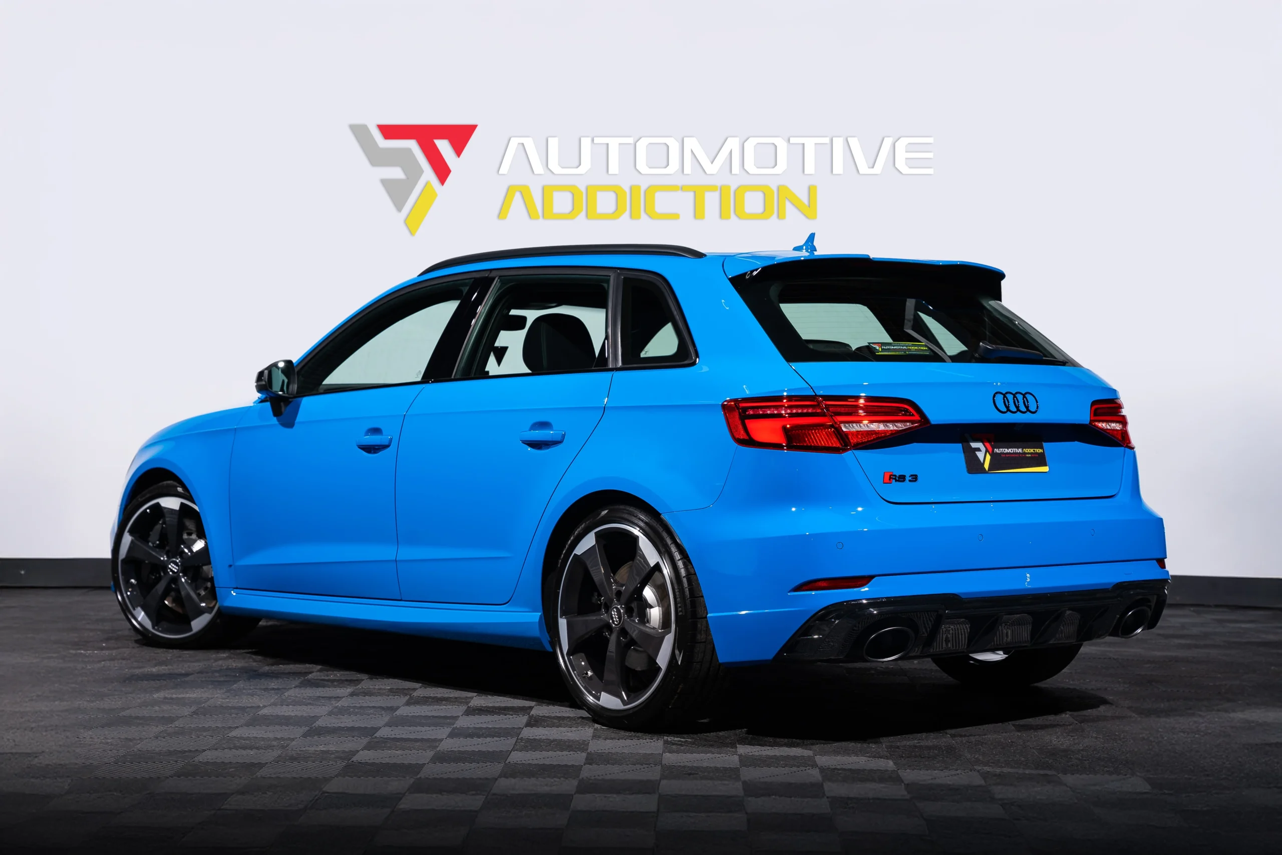 Audi RS3 Voodoo Blue Rear