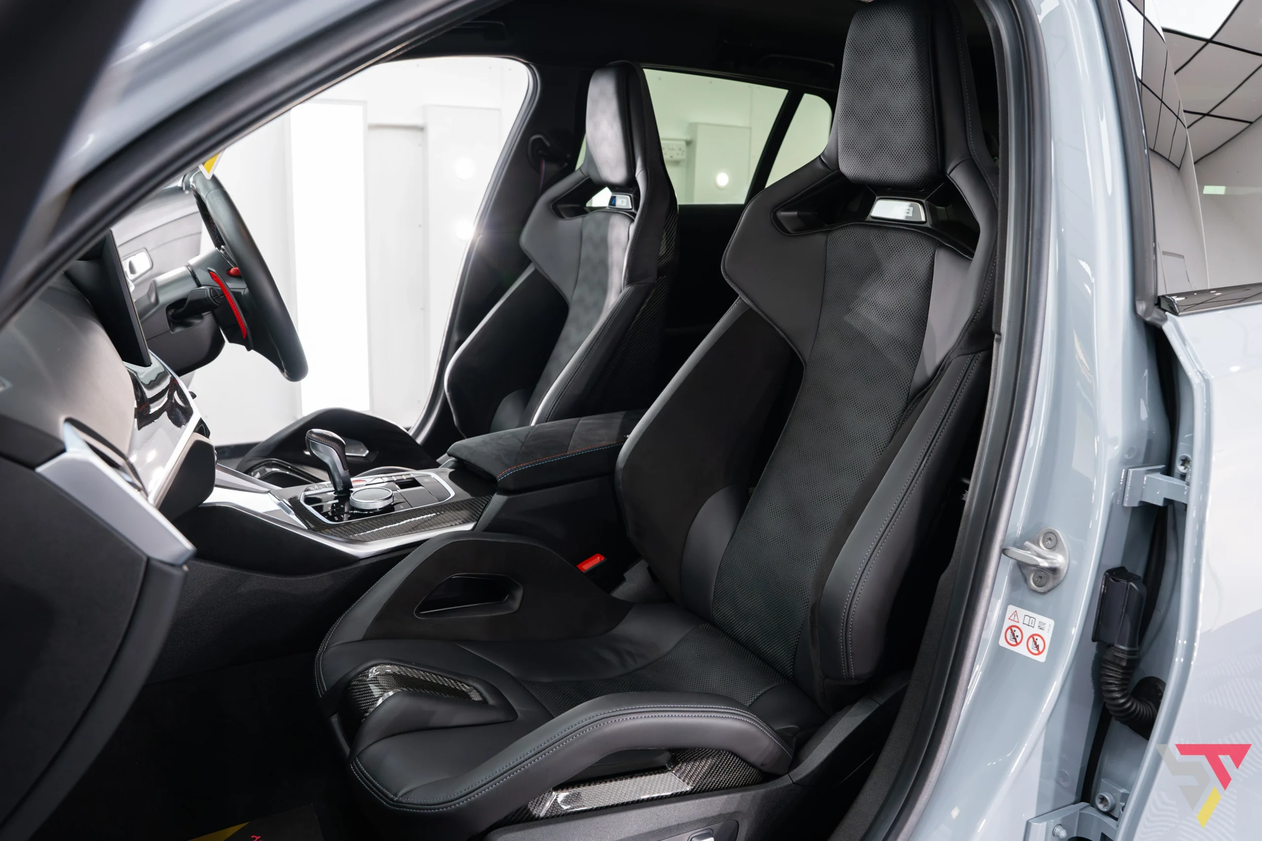 BMW M3 G81 Competition Touring Brooklyn Grey Bucket Seats