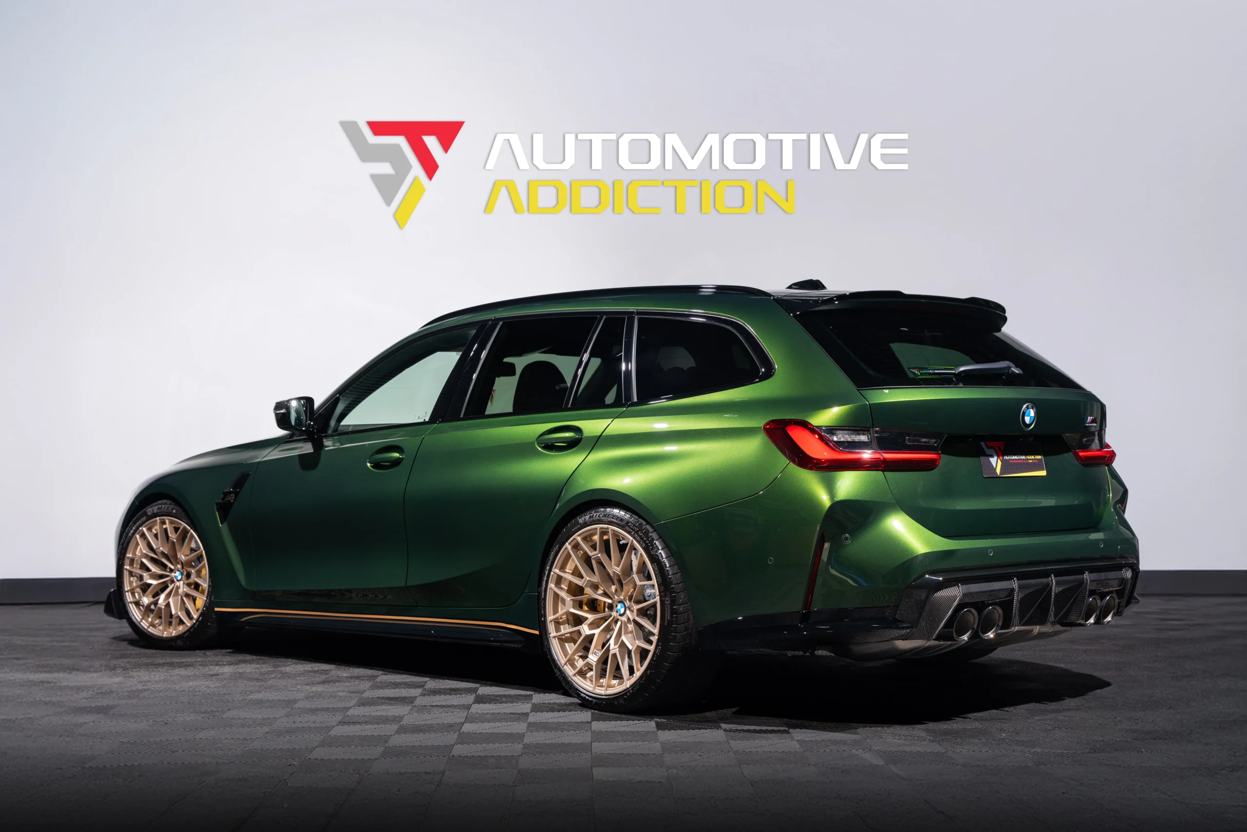BMW M3 G81 Touring Verde Ermes Green Evolve Edition Rear