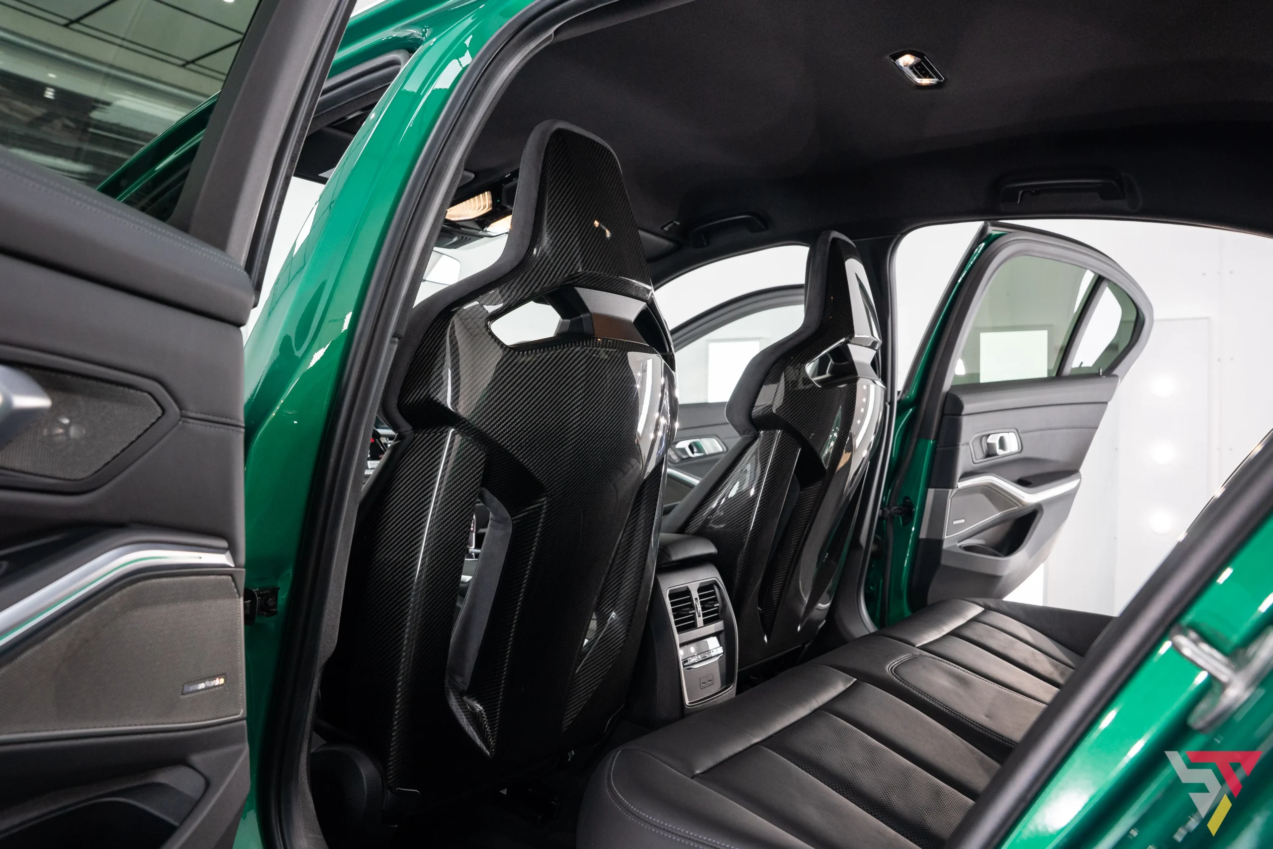 BMW M3 Isle Of Man Green M Carbon Fibre Bucket Seat Seat Backs