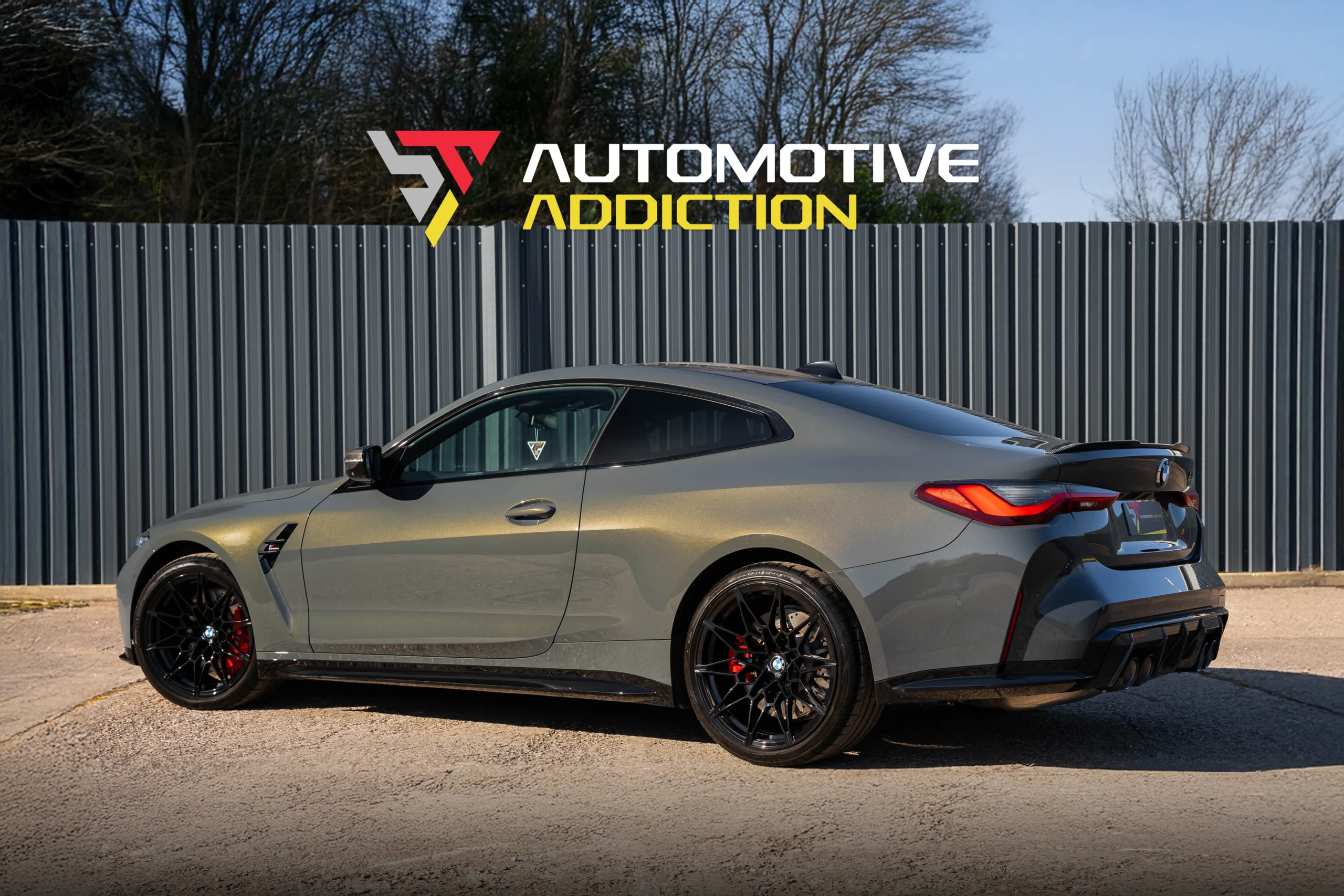 BMW M4 G82 Ultimate Package Dravit Grey Carbon Bucket Seats For Sale UK Rear