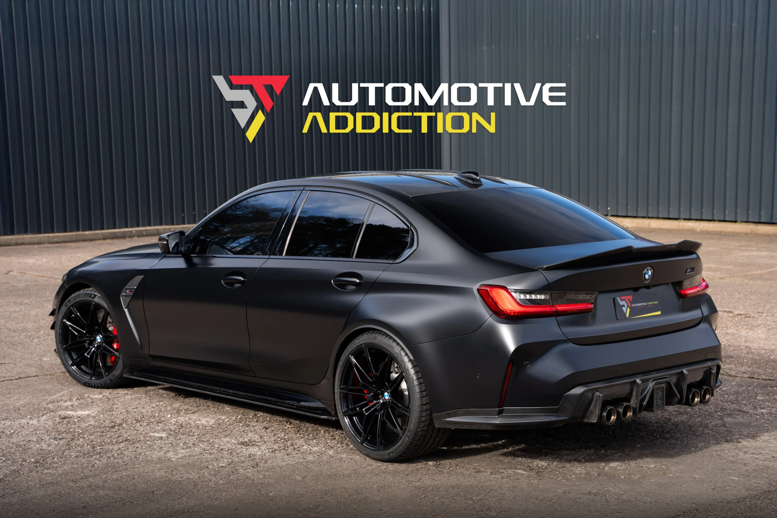 BMW M3 G80 Stage 2 Frozen Black BMW Individual Evolve Automotive 750PS rear