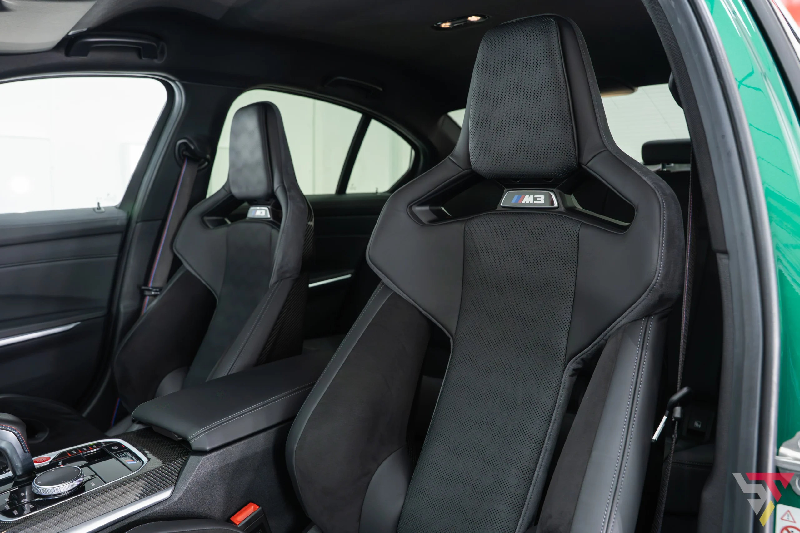 BMW M3 Isle Of Man Green Bucket Seats