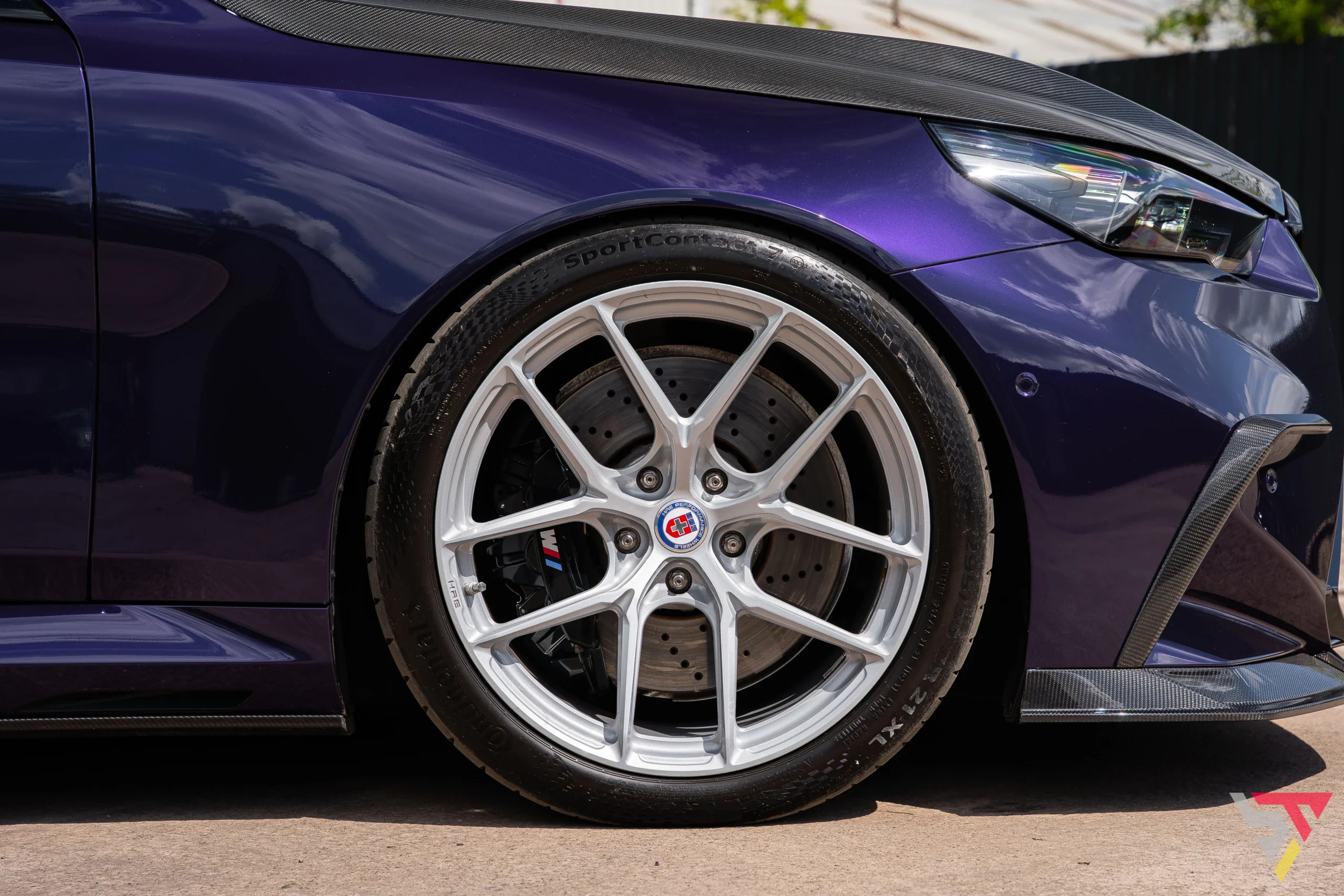 BMW M5 G90 AUTOID Build Midnight Purple For Sale UK Used HRE Wheels
