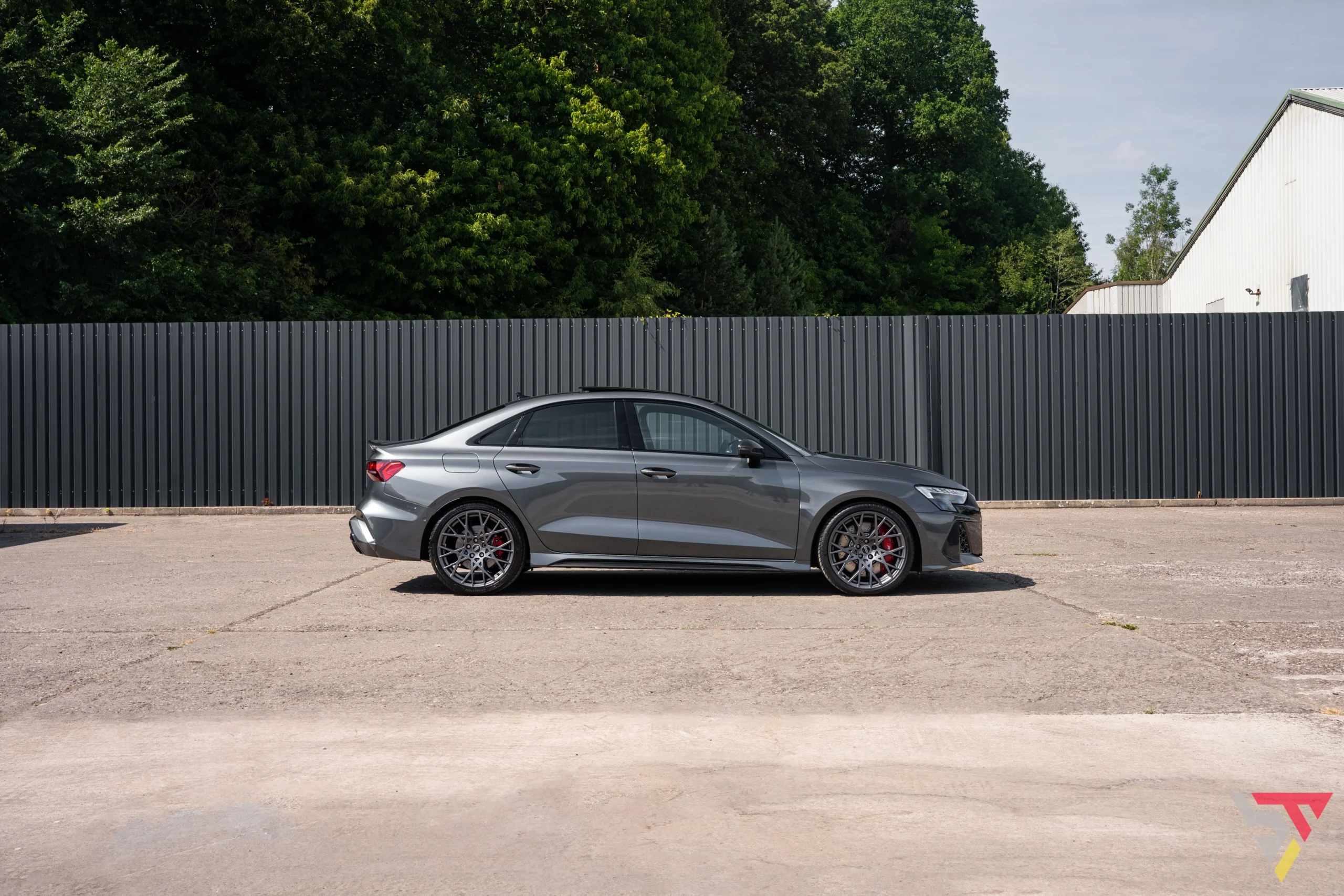 Audi RS3 Carbon Vorsprung Saloon Daytona Grey Side