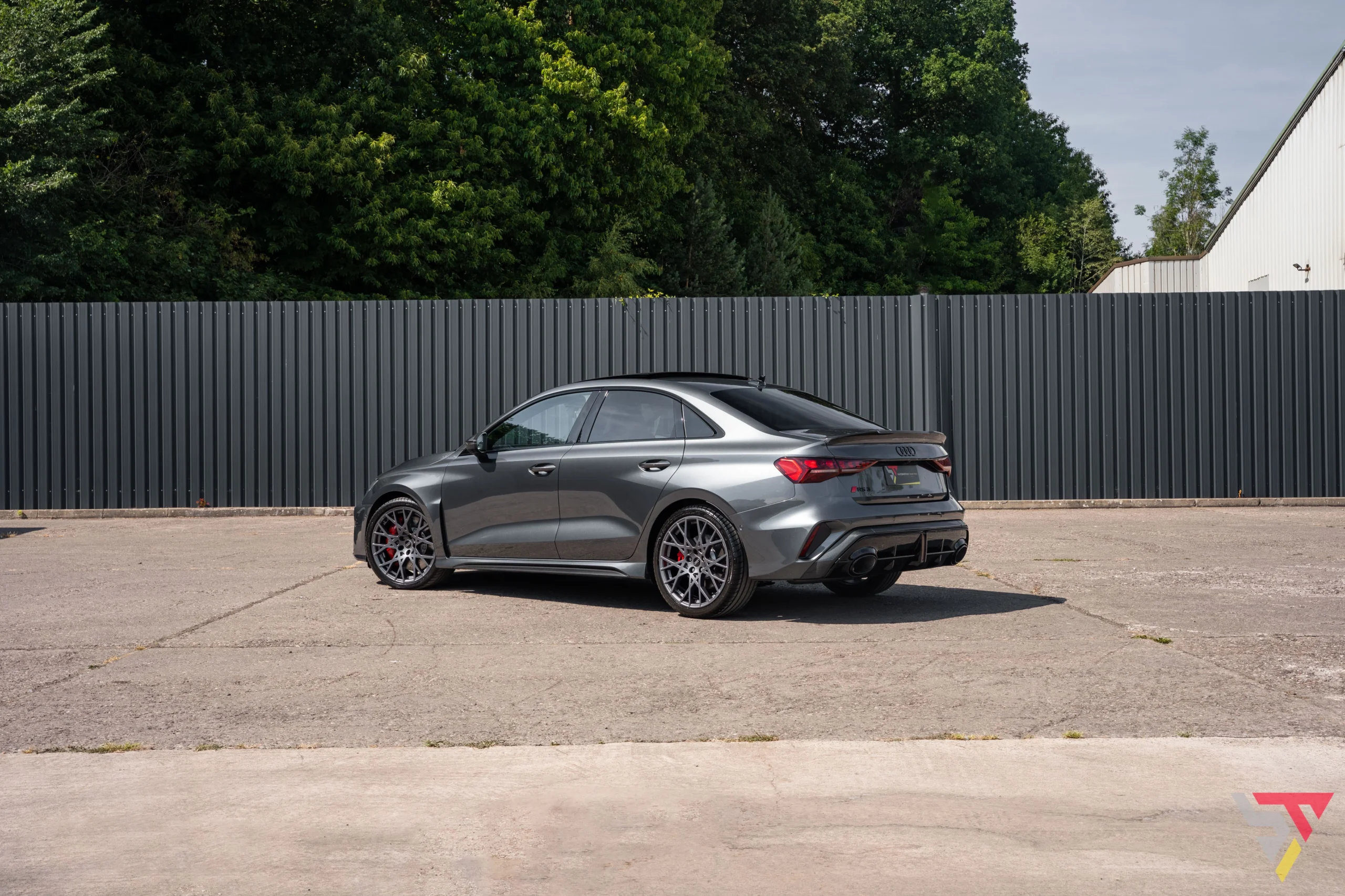 Audi RS3 Carbon Vorsprung Saloon Daytona Grey Rear