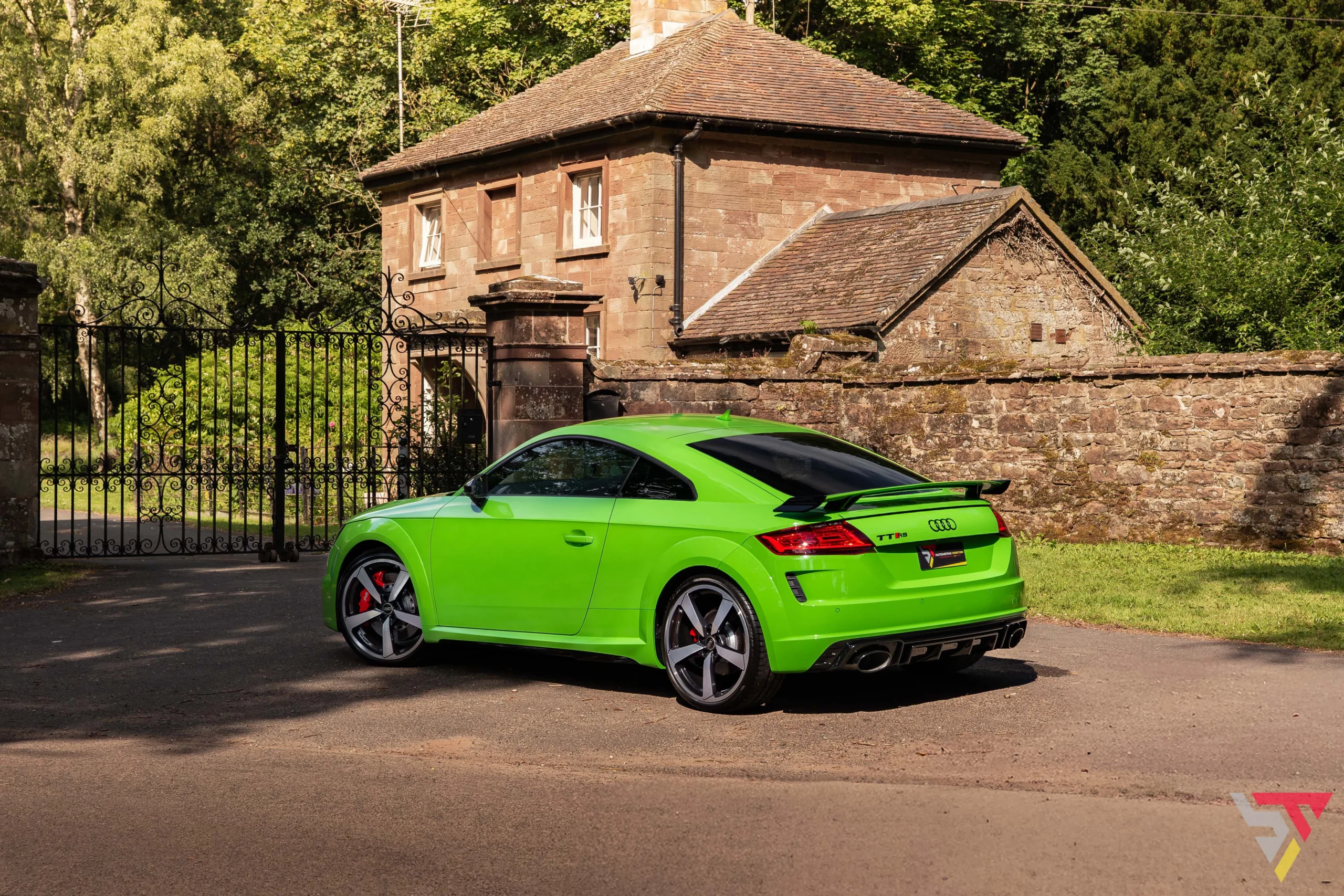Audi TTRS 8S Vorsprung Kyalami Green Rear Quarter