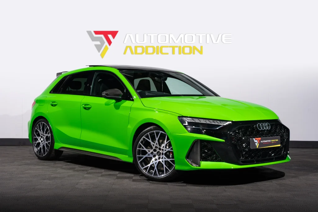 Audi RS3 8.5Y Carbon Vorsprung Sportback Kyalami Green Front